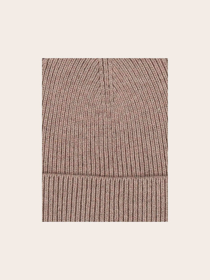 Einfarbige bugatti Beanie mit Signature-Flag