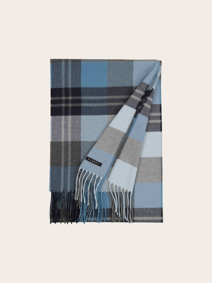 bugatti Cashminkschal mit Karomuster