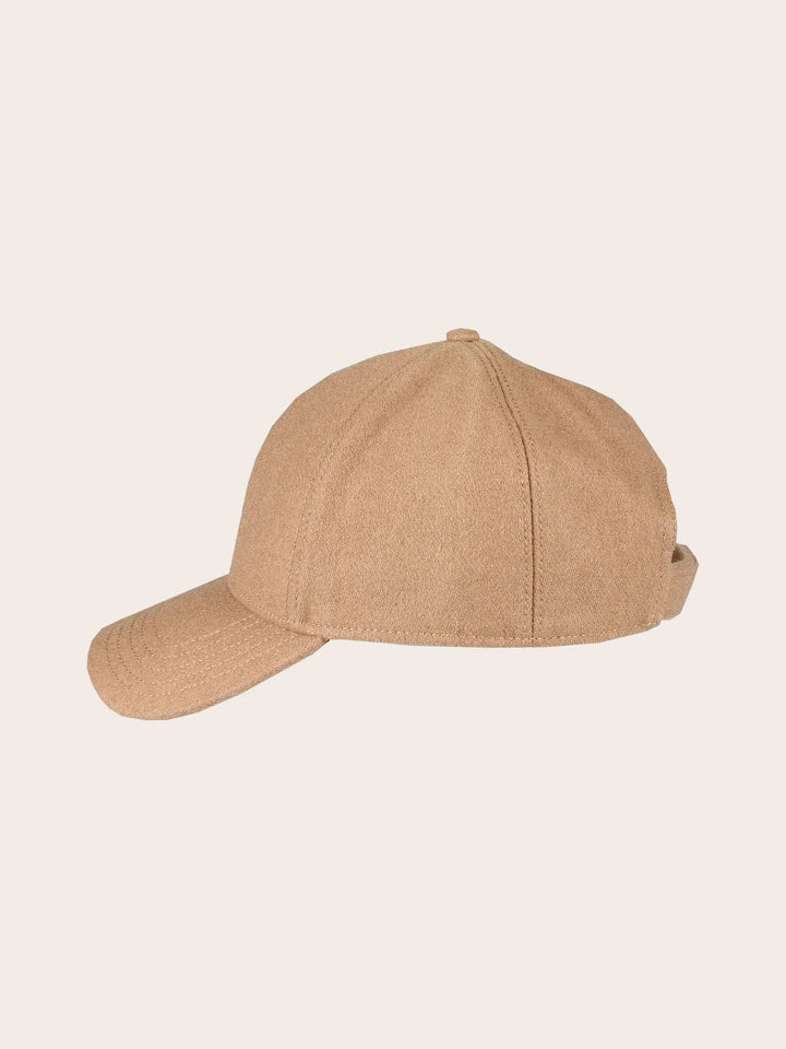Einfarbige Basecap mit gestickter bugatti-Flag