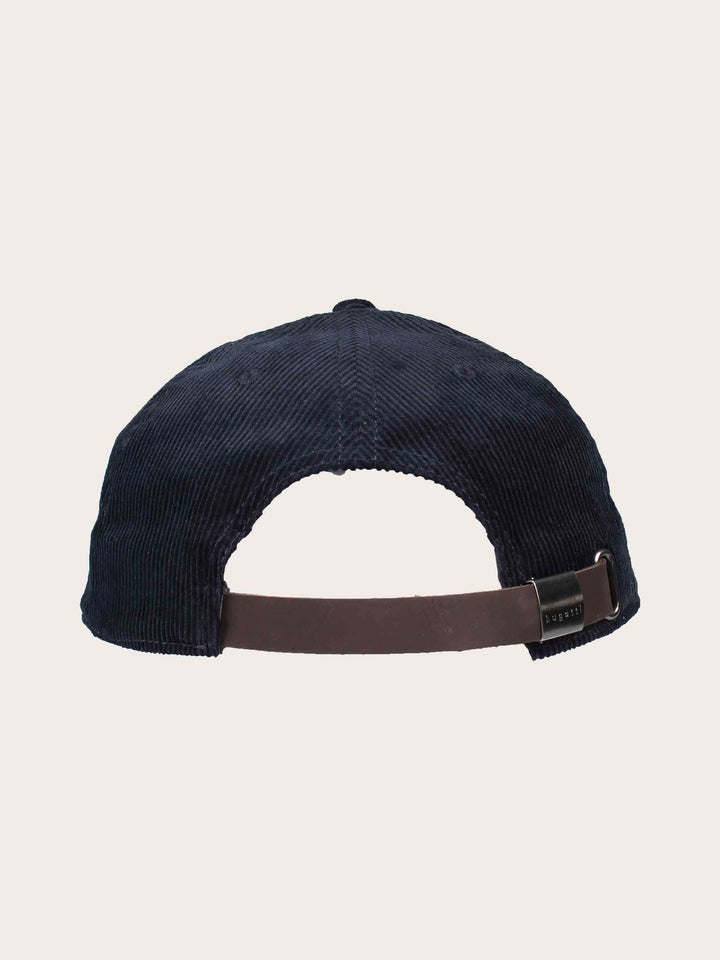 Einfarbige bugatti Basecap in Cord-Optik