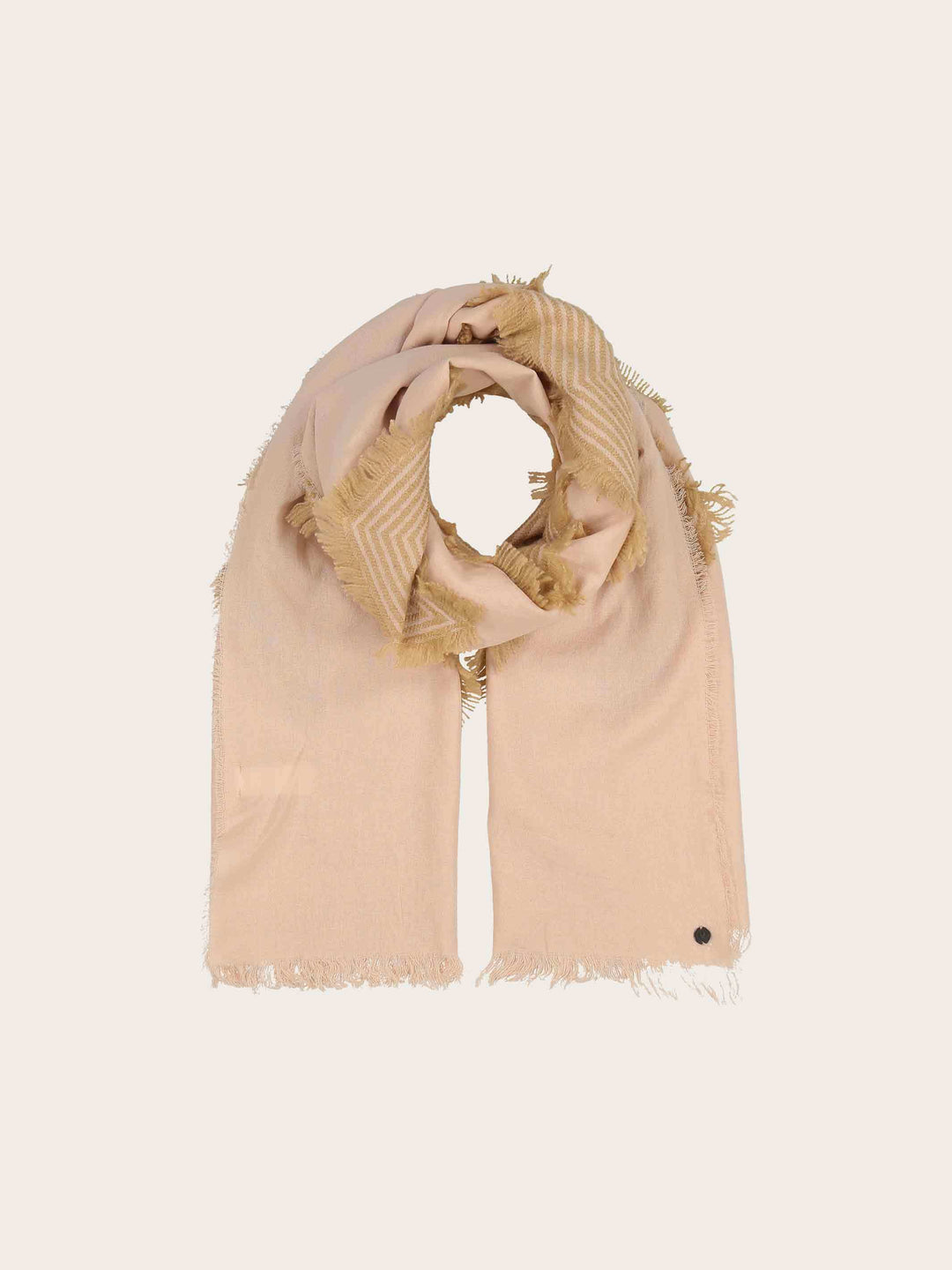 Sustainability Edition - Fil Coupé Stola mit geometrischem Muster