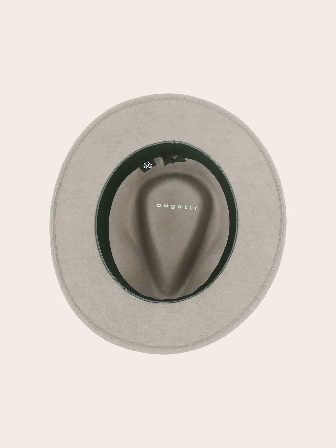 Wasserabweisender Fedora mit Lederband und bugatti-Label