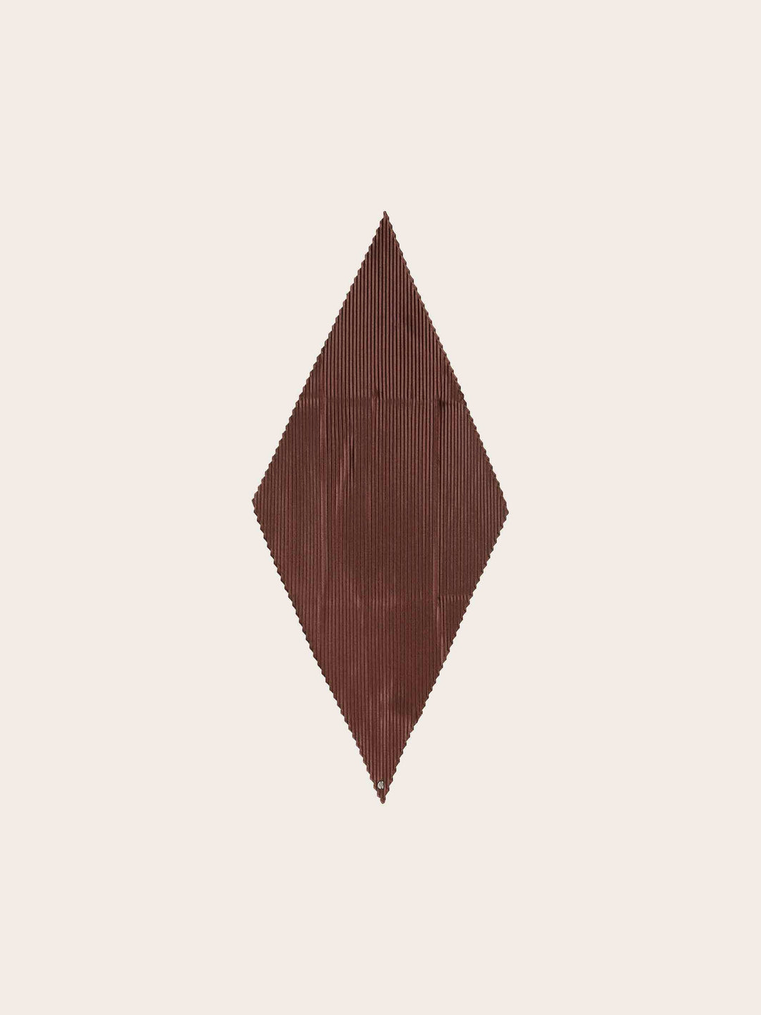 Diamond Shape Tuch mit Plissee und Metallic-Effekt