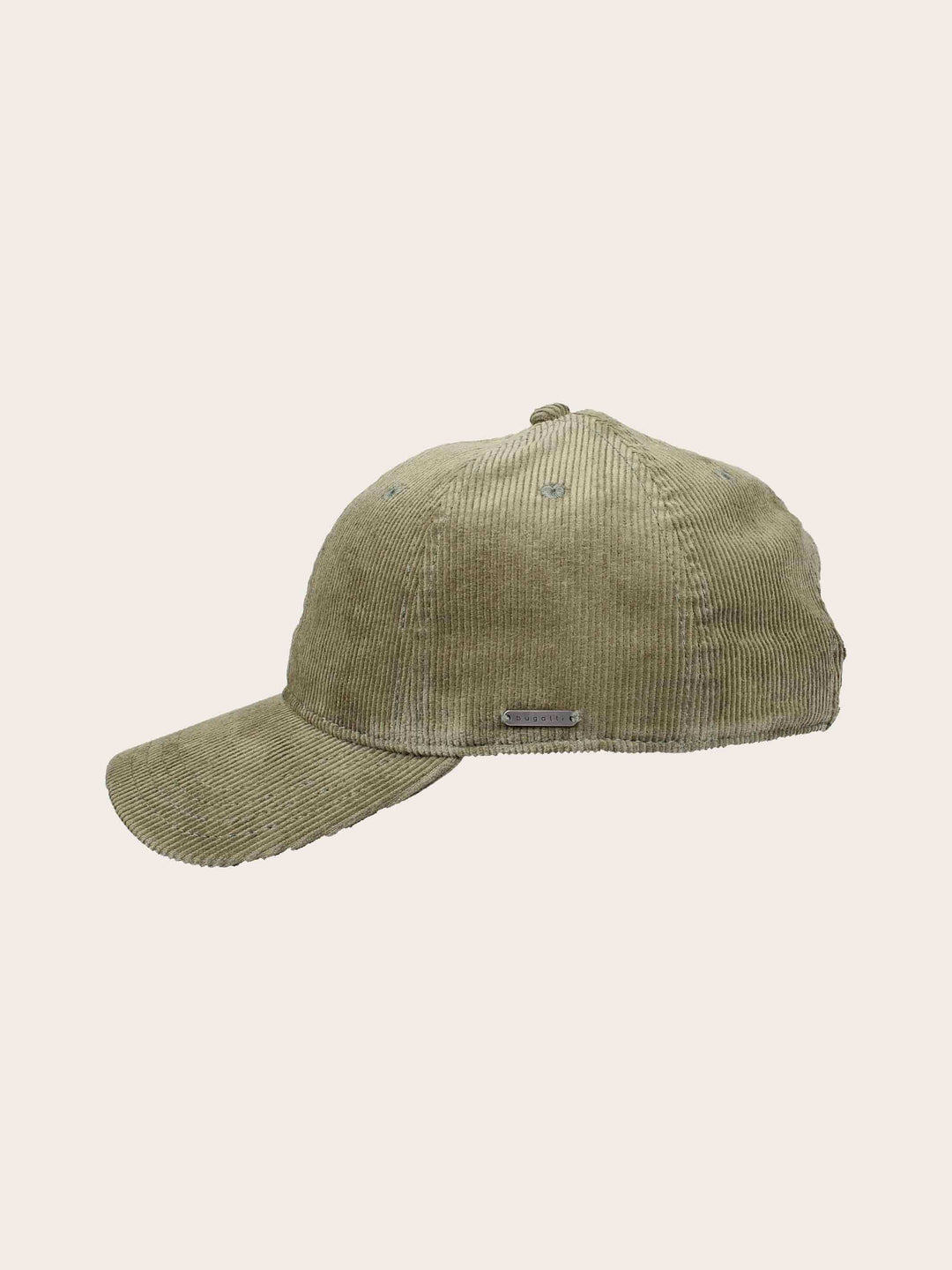 Einfarbige bugatti Basecap in Cord-Optik