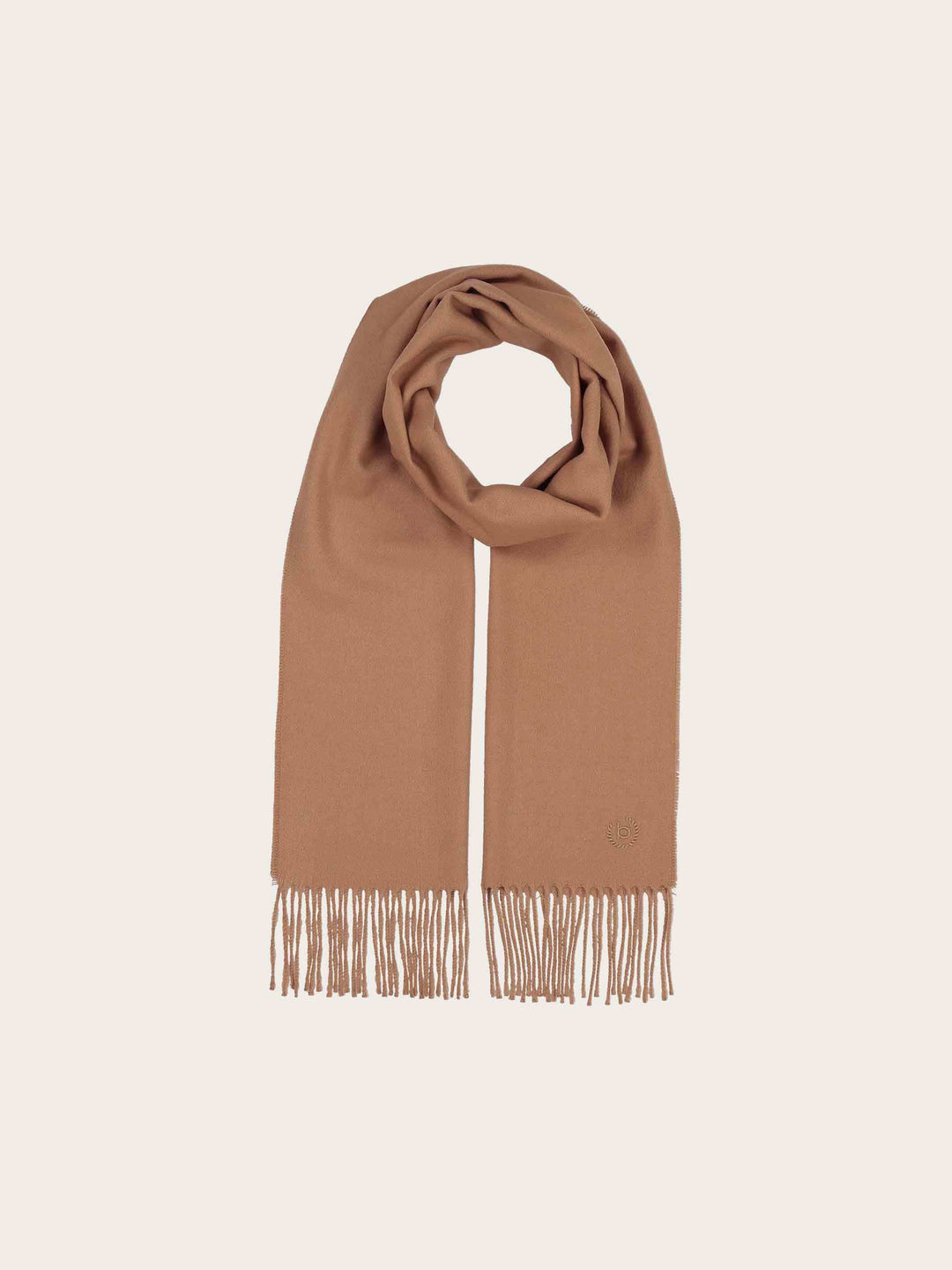 Cashminkschal mit gesticktem bugatti Logo