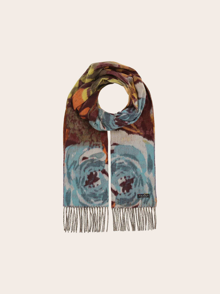 Cashmink-Schal mit romantischem Blumen-Design