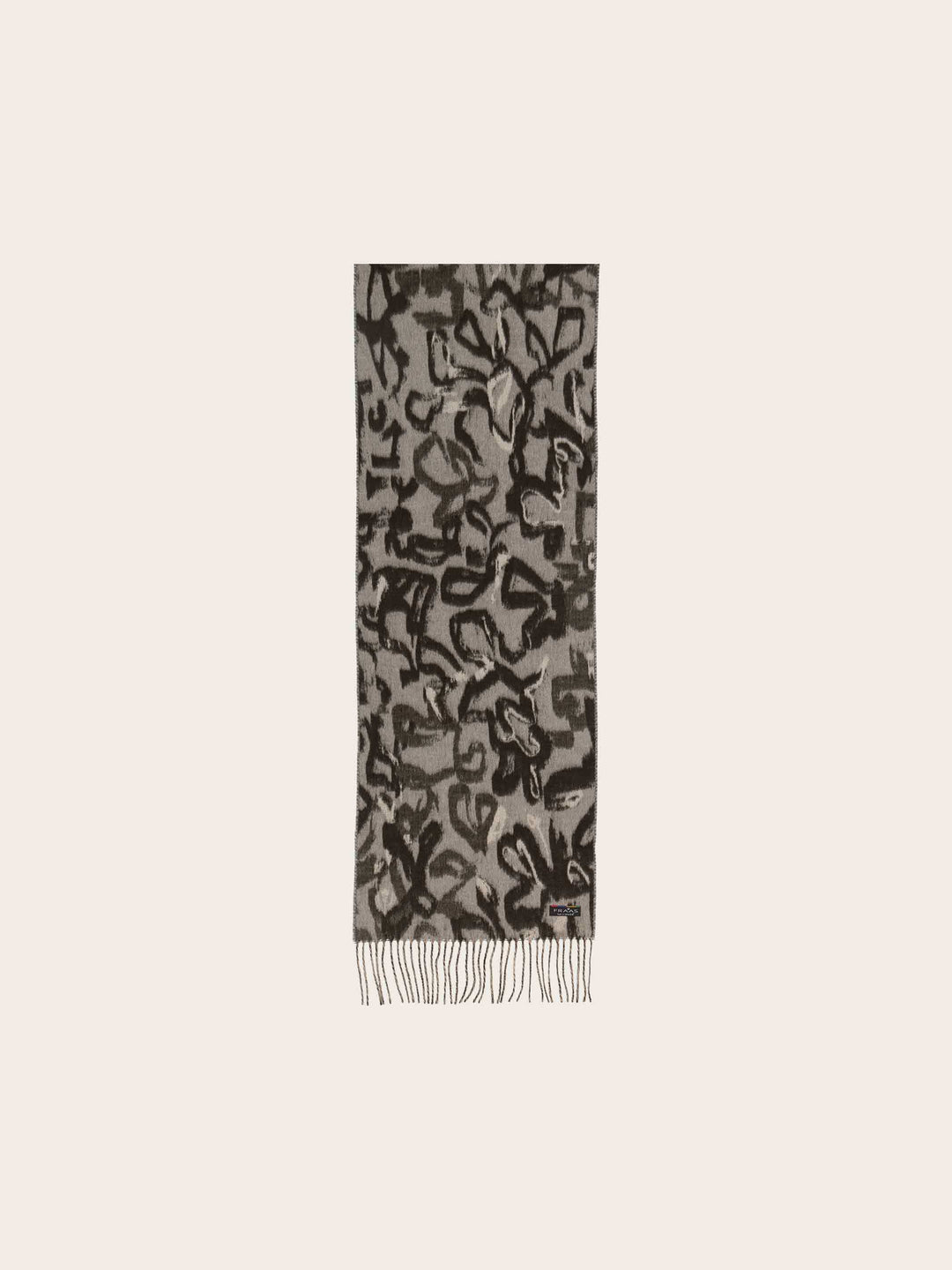 Cashmink-Schal mit mit abstraktem Muster