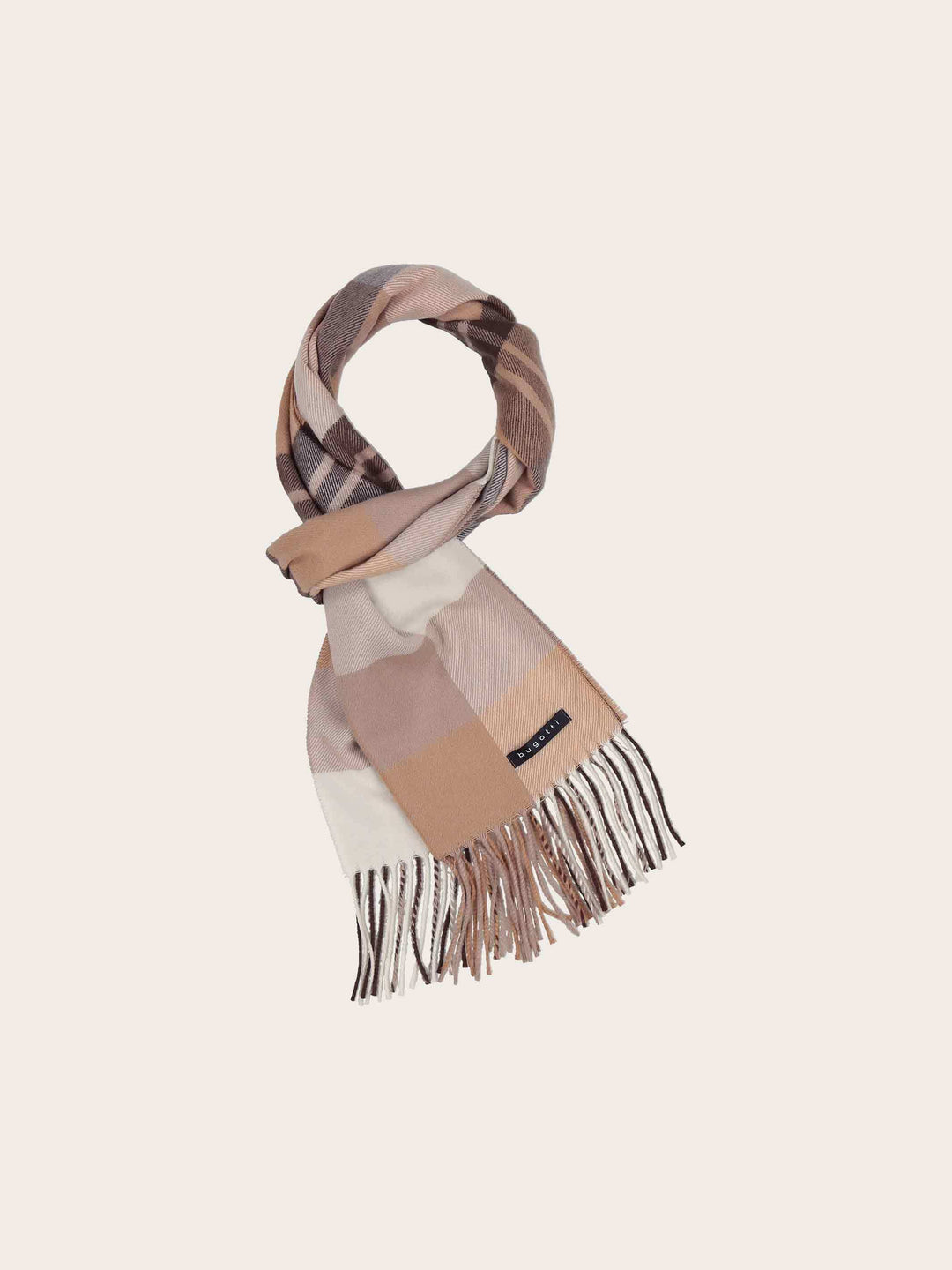 bugatti Cashminkschal mit Karomuster