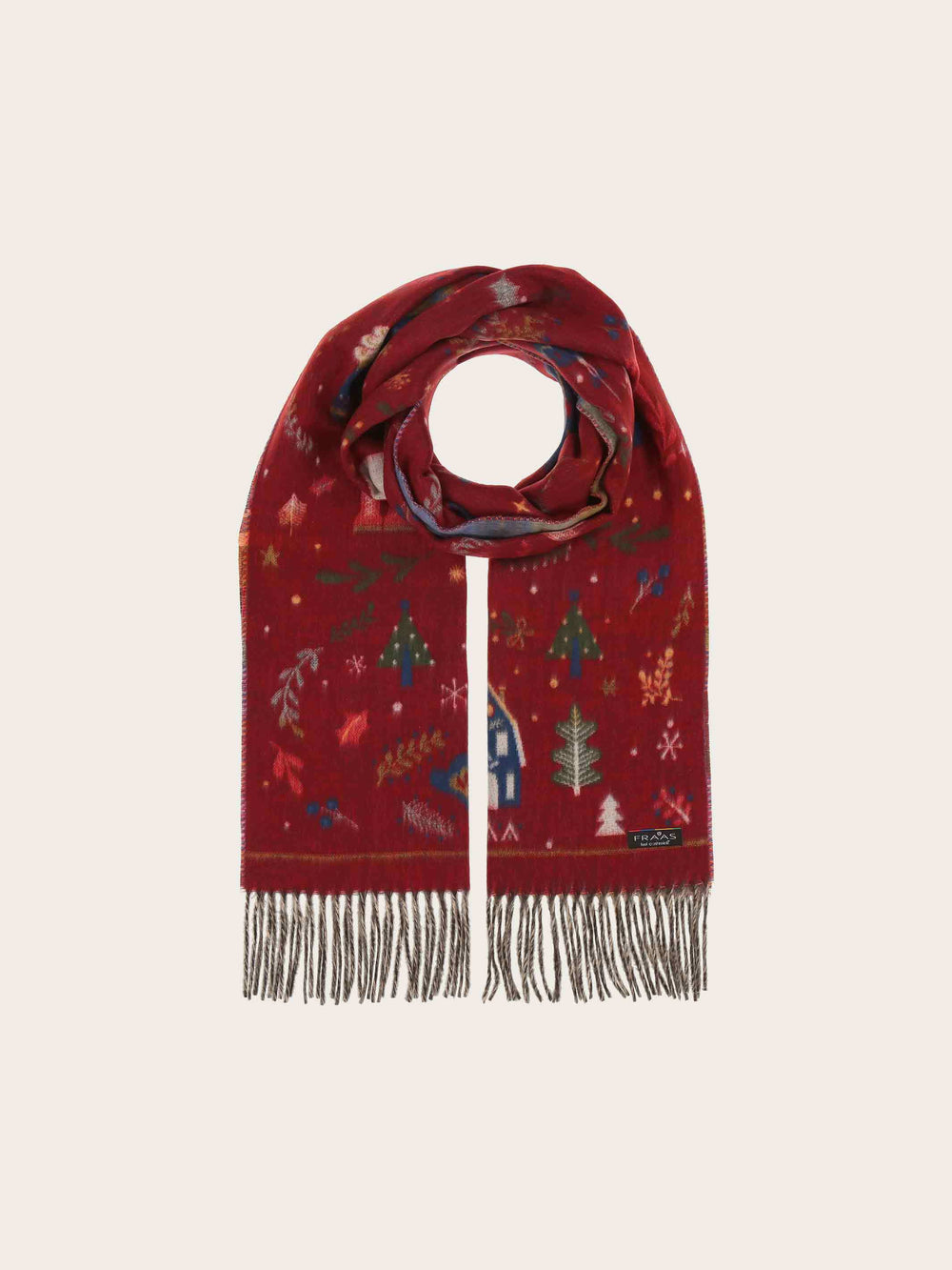Cashmink-Schal mit Weihnachts-Design