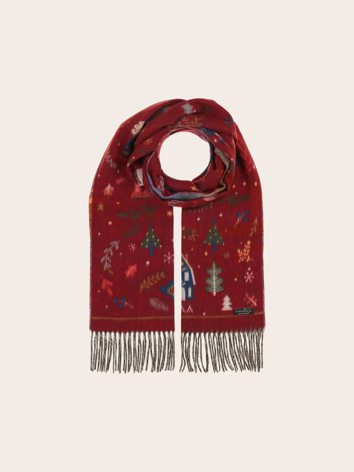 Cashmink-Schal mit Weihnachts-Design