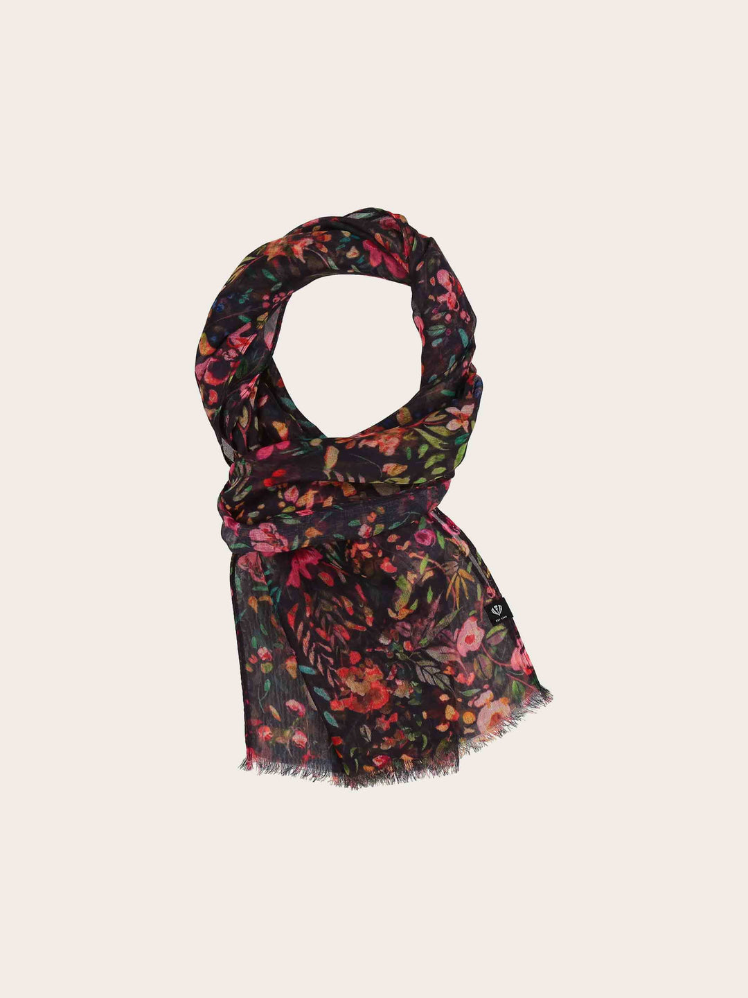 Schal mit zartem Blumen-Design