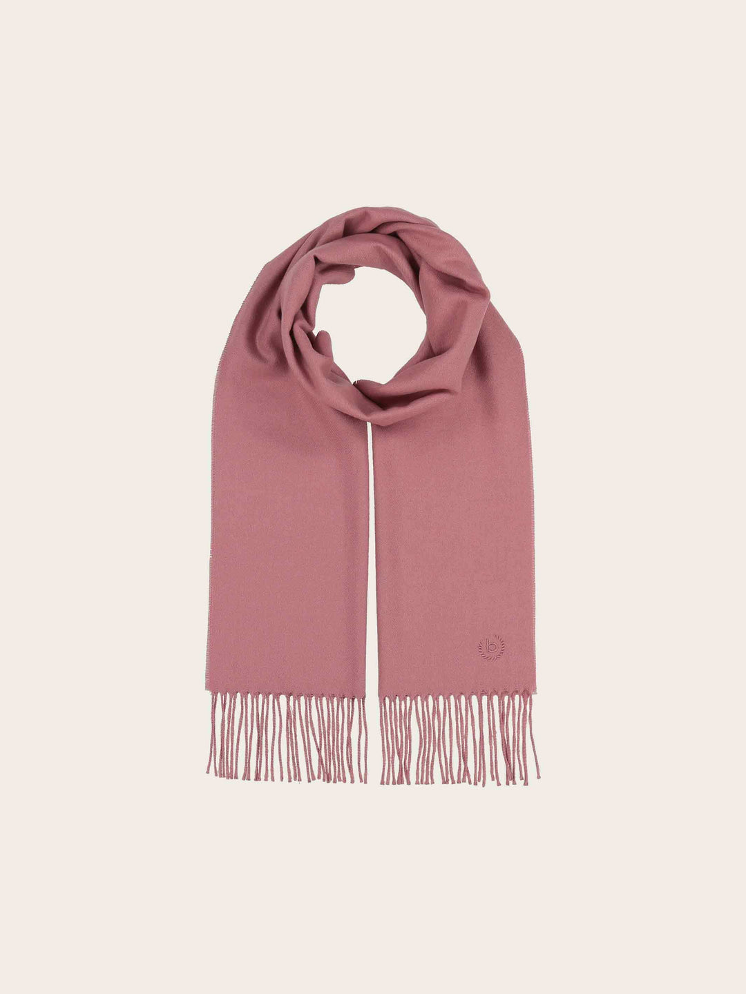 Cashminkschal mit gesticktem bugatti Logo