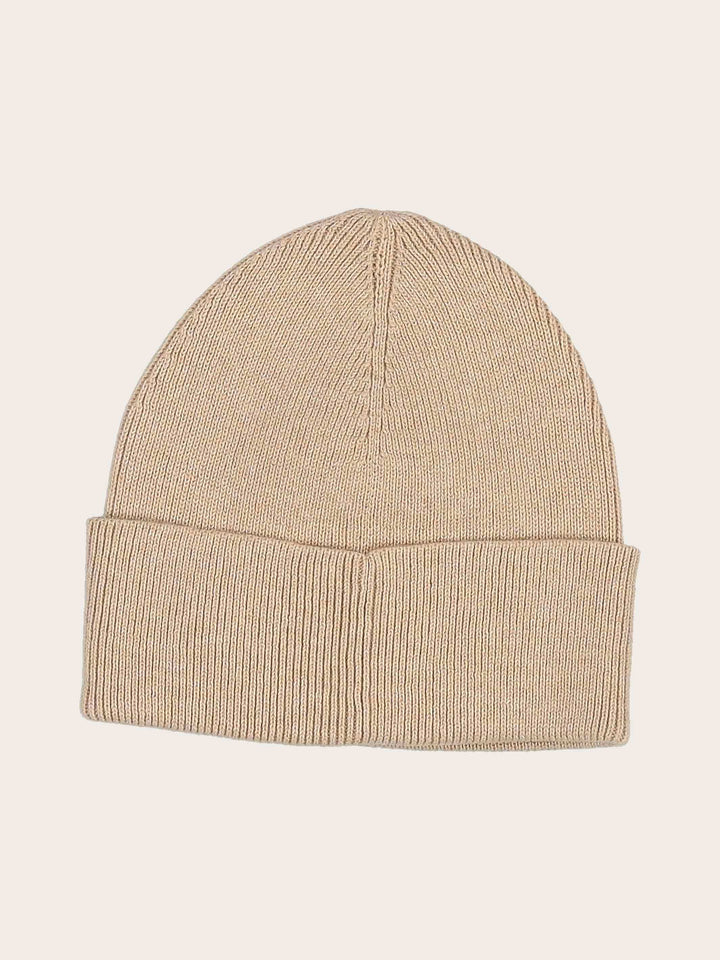 Einfarbige Beanie mit gestickter bugatti-Flag