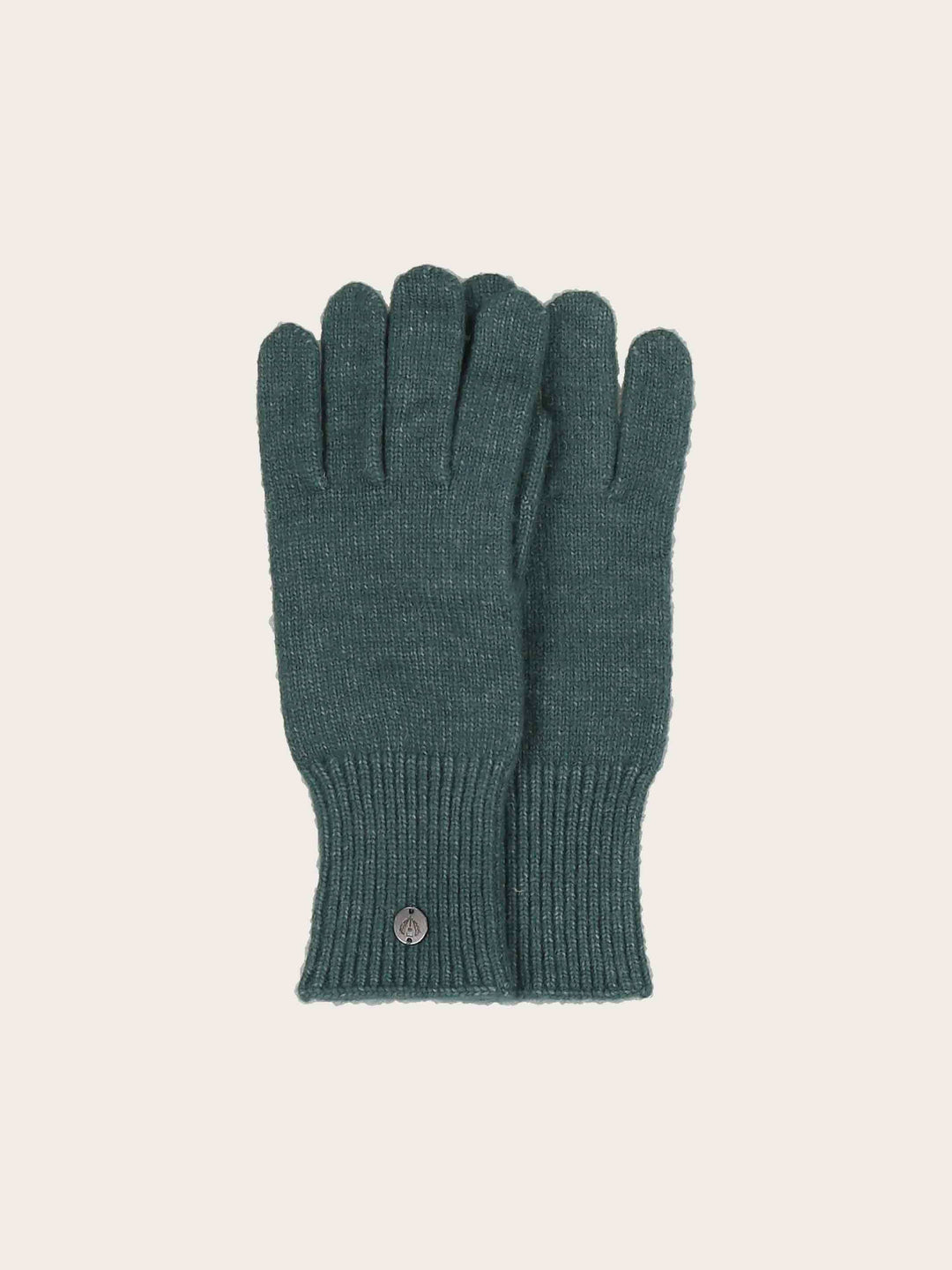 Einfarbige Strickhandschuhe in Wollmischung
