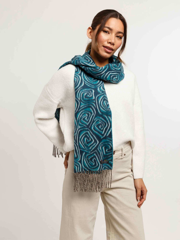 Cashmink-Schal mit Rosen-Design