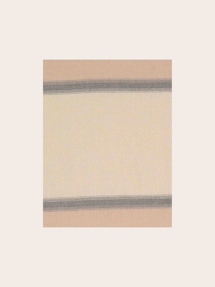 Glitzernder Schal mit Streifen-Design