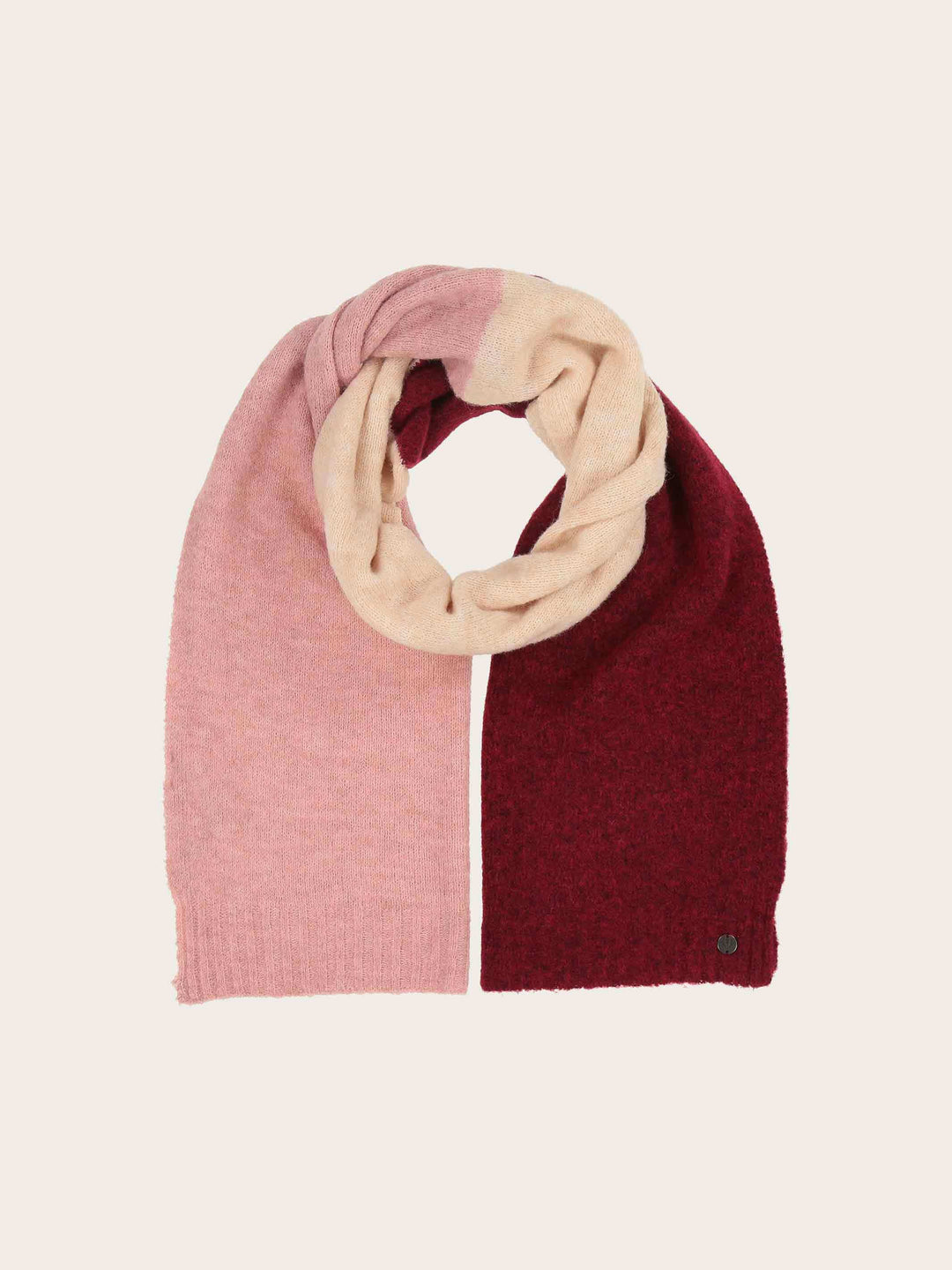 Sustainability Edition - Gestrickter Schal mit Blockstreifen