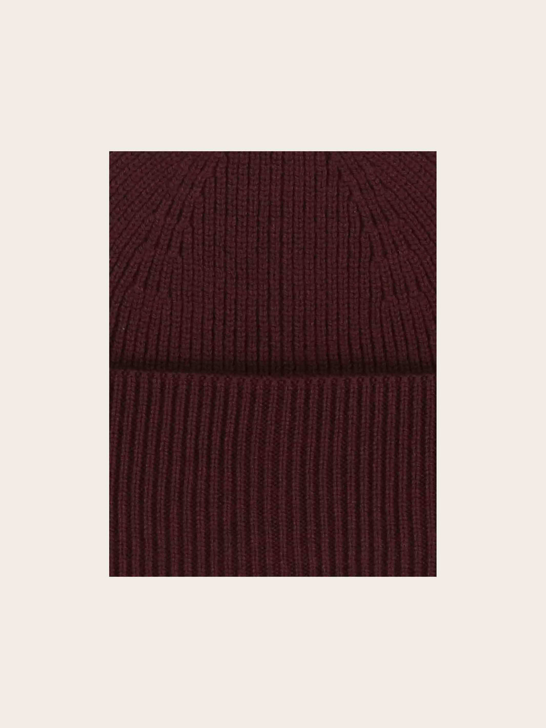 Einfarbige bugatti Beanie mit Signature-Flag