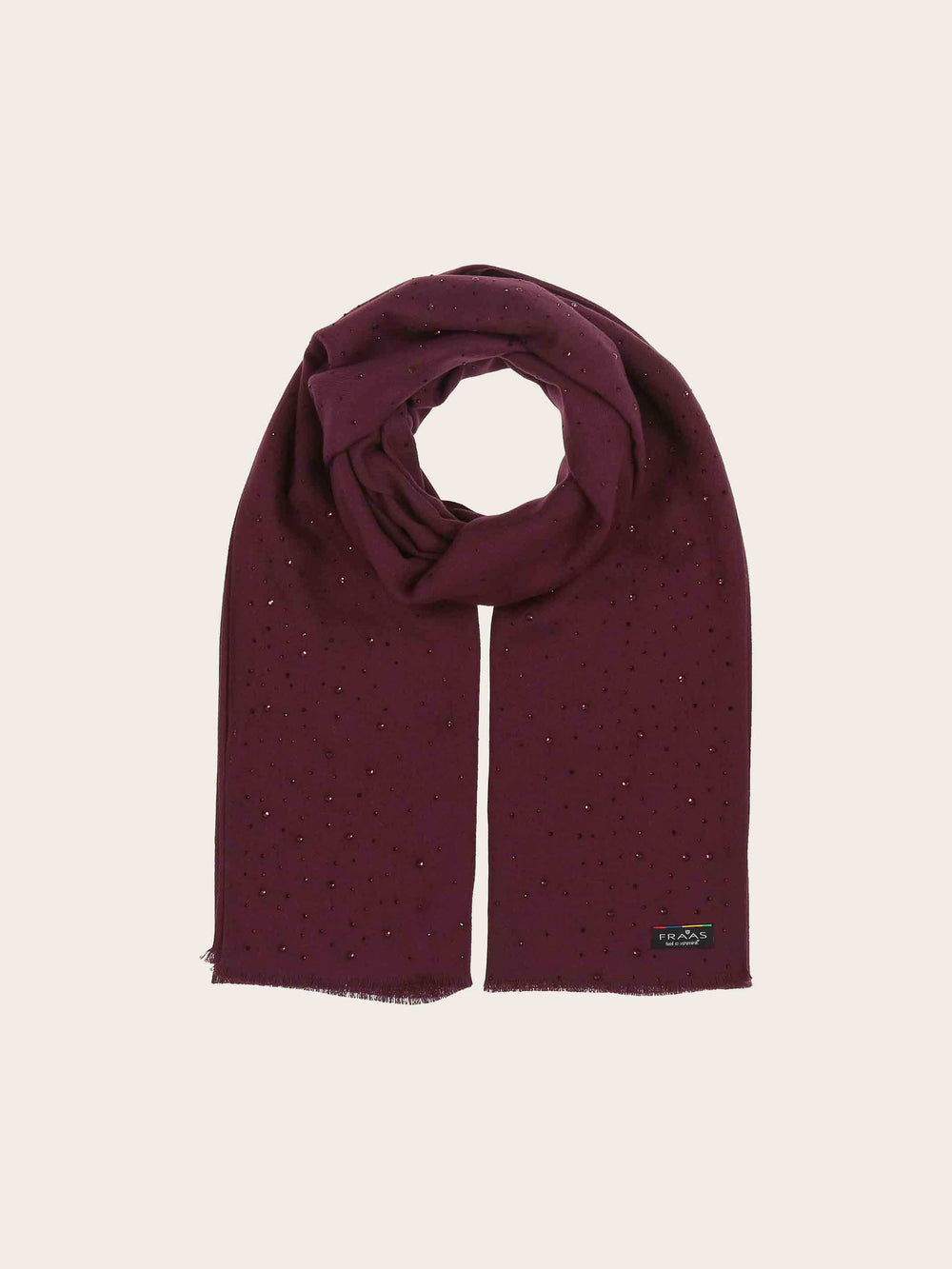 Elegante Cashmink-Stola mit Strass-Steinchen