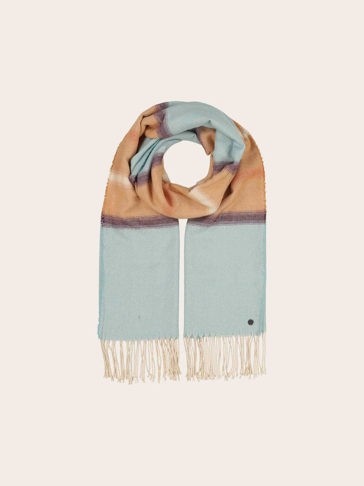 Glitzernder Schal mit Streifen-Design