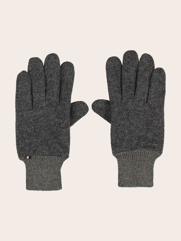 Melierte bugatti Handschuhe mit Signature-Flag