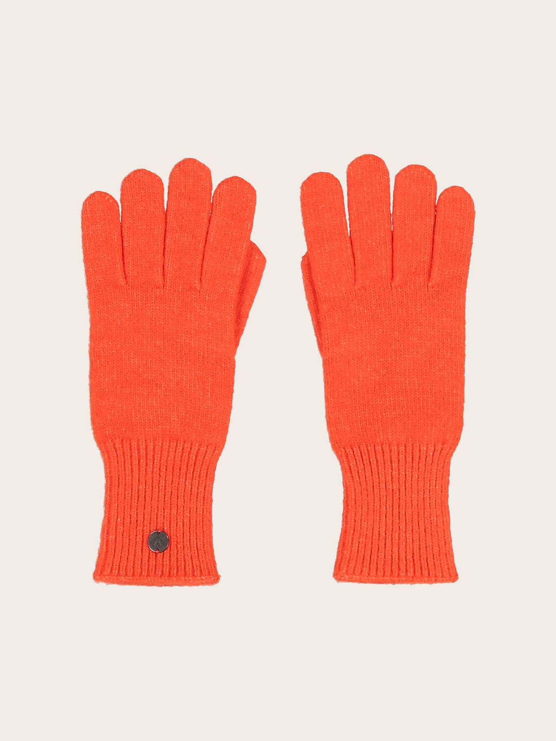 Einfarbige Strickhandschuhe in Wollmischung