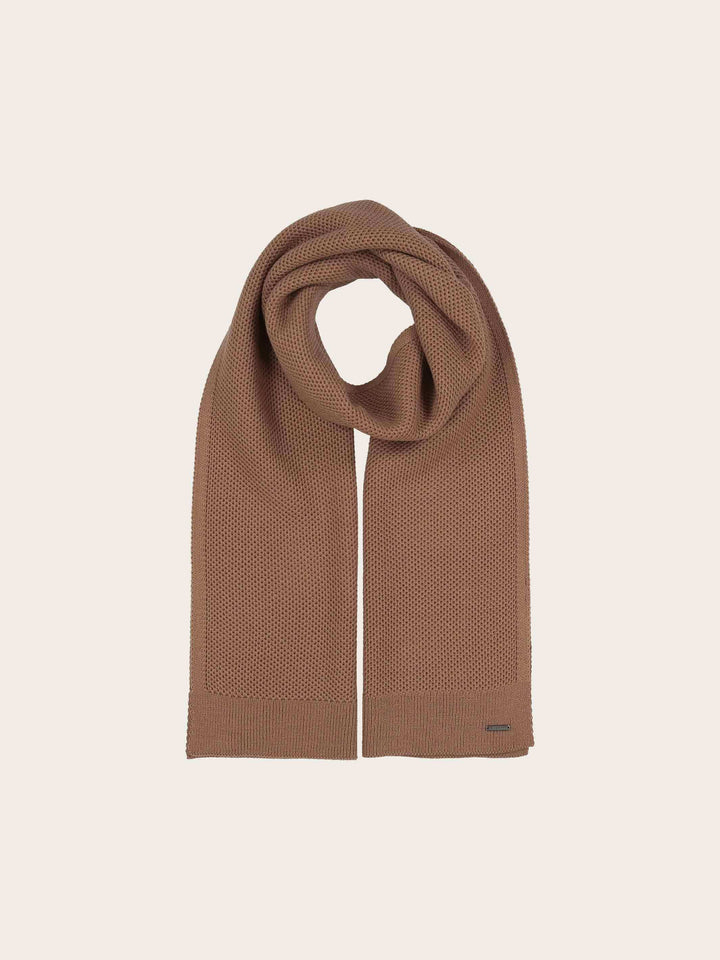 Einfarbiger bugatti Jersey Knit Schal