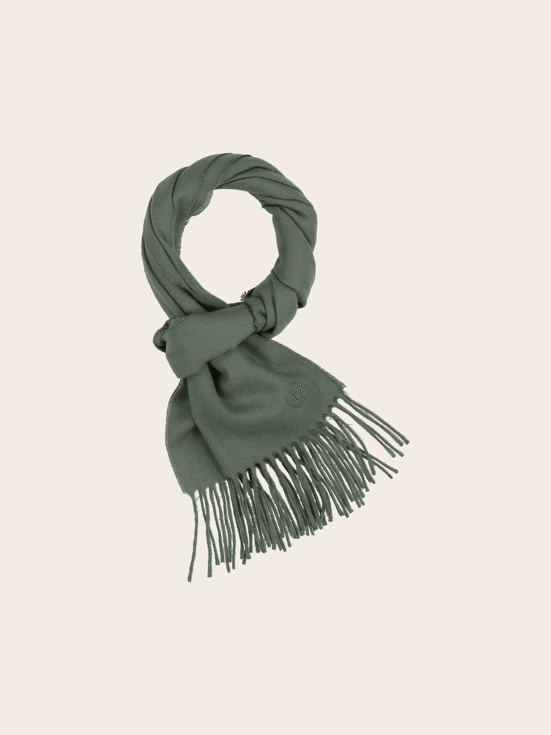 Cashminkschal mit gesticktem bugatti Logo