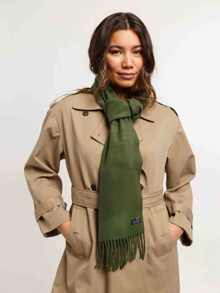 Cashmink-Schal mit Fransen