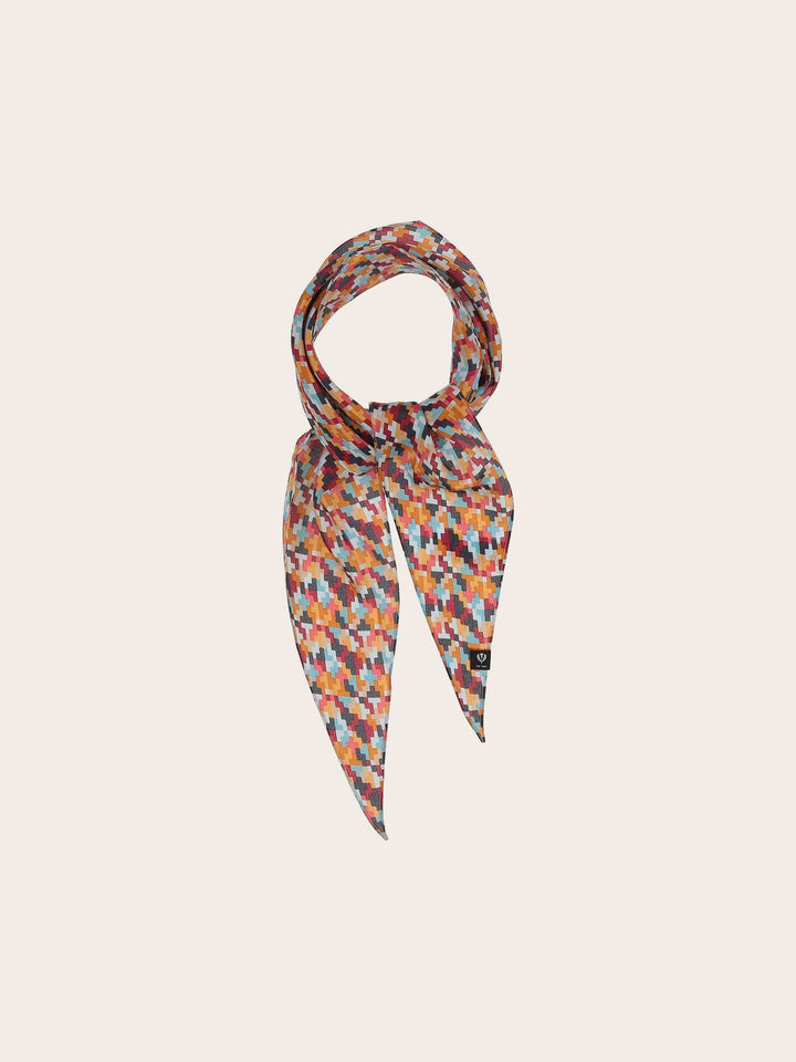 Diamond Shape Seidentuch mit geometrischem Print