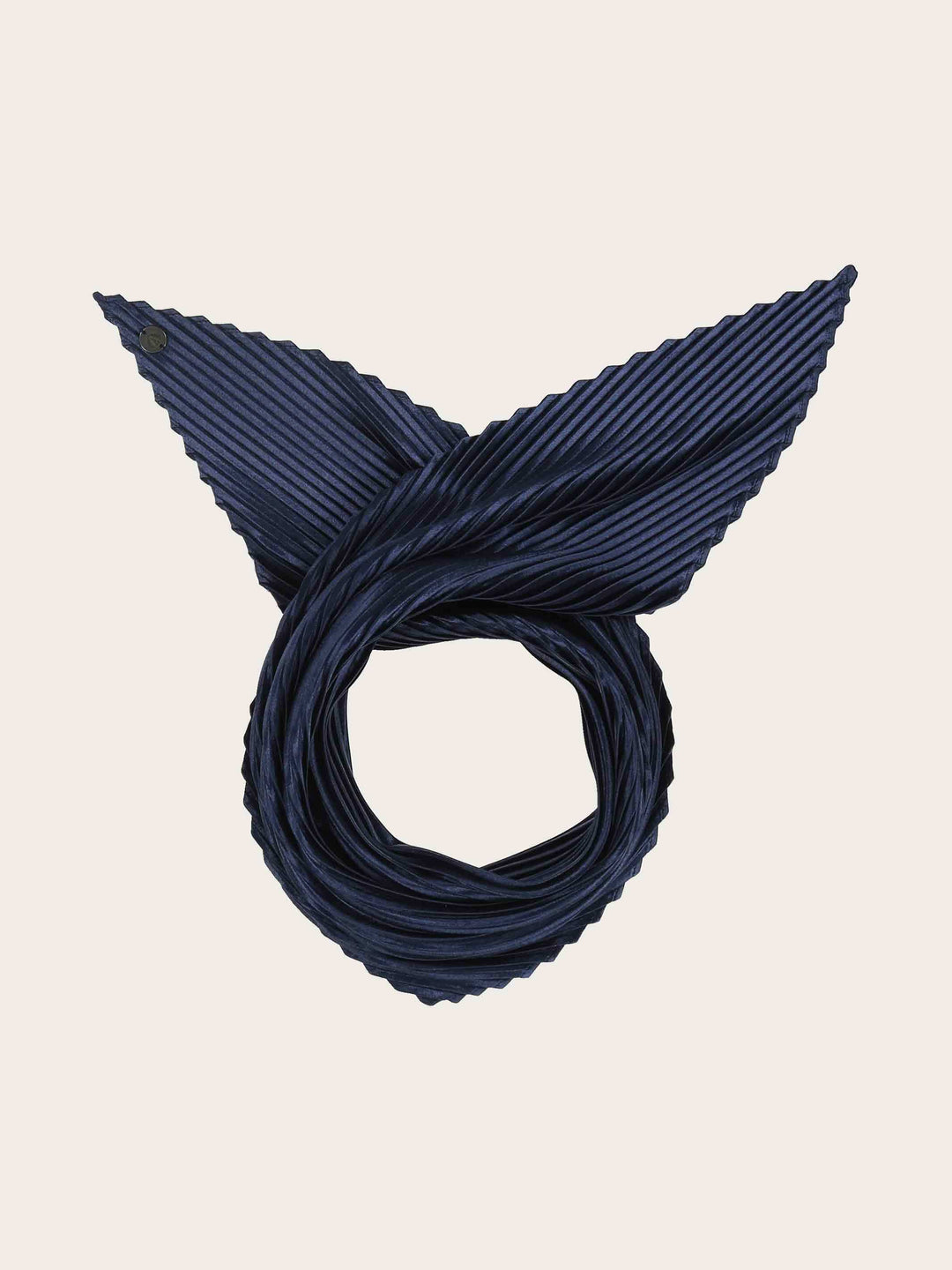 Diamond Shape Tuch mit Plissee und Metallic-Effekt