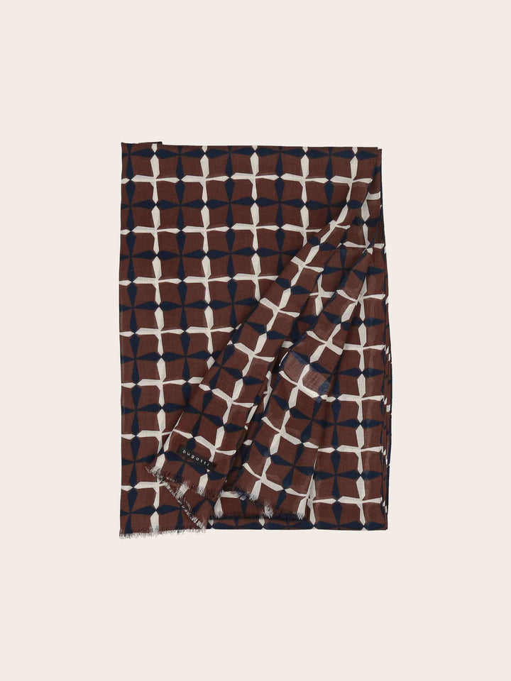 bugatti Schal mit geometrischem Print