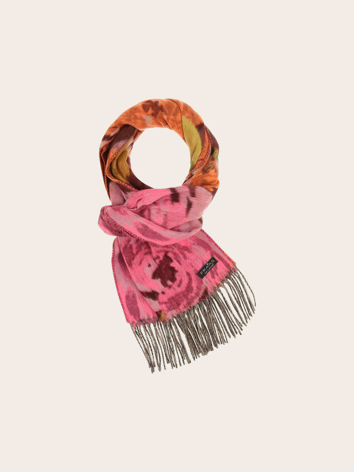 Cashmink-Schal mit romantischem Blumen-Design