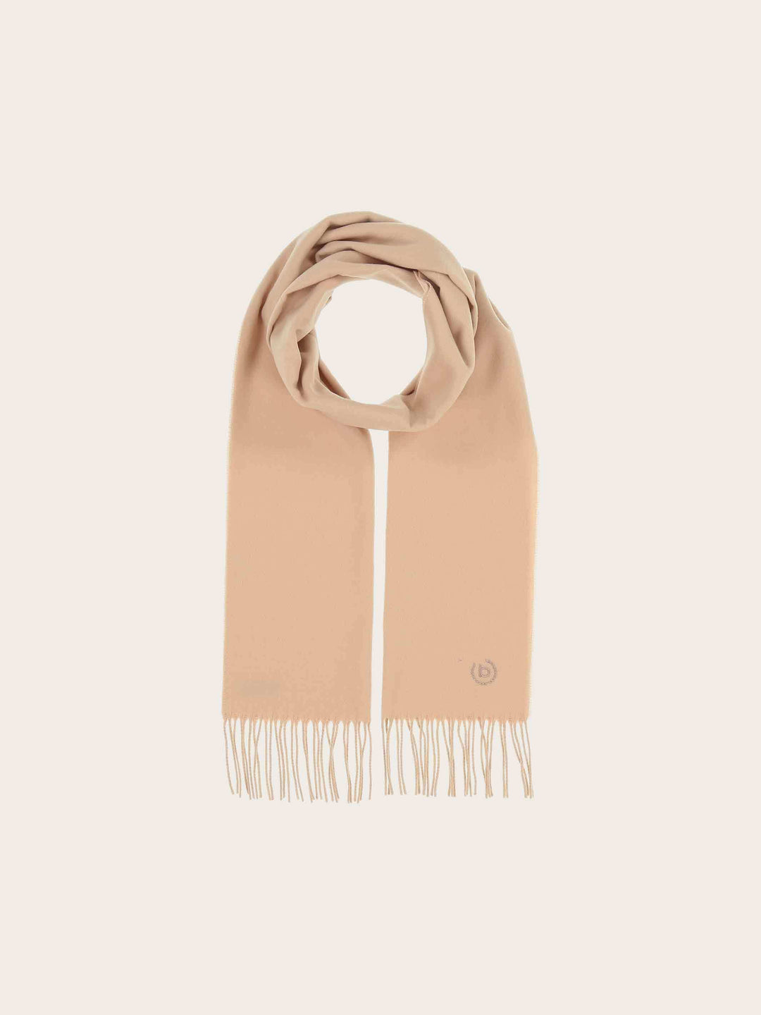 Cashminkschal mit gesticktem bugatti Logo