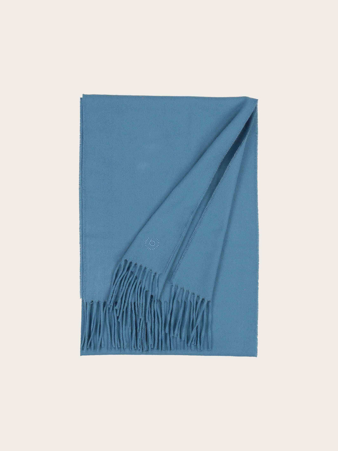 Cashminkschal mit gesticktem bugatti Logo