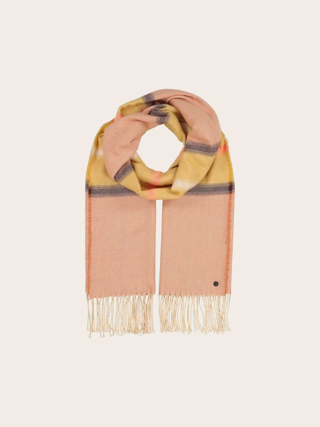 Glitzernder Schal mit Streifen-Design