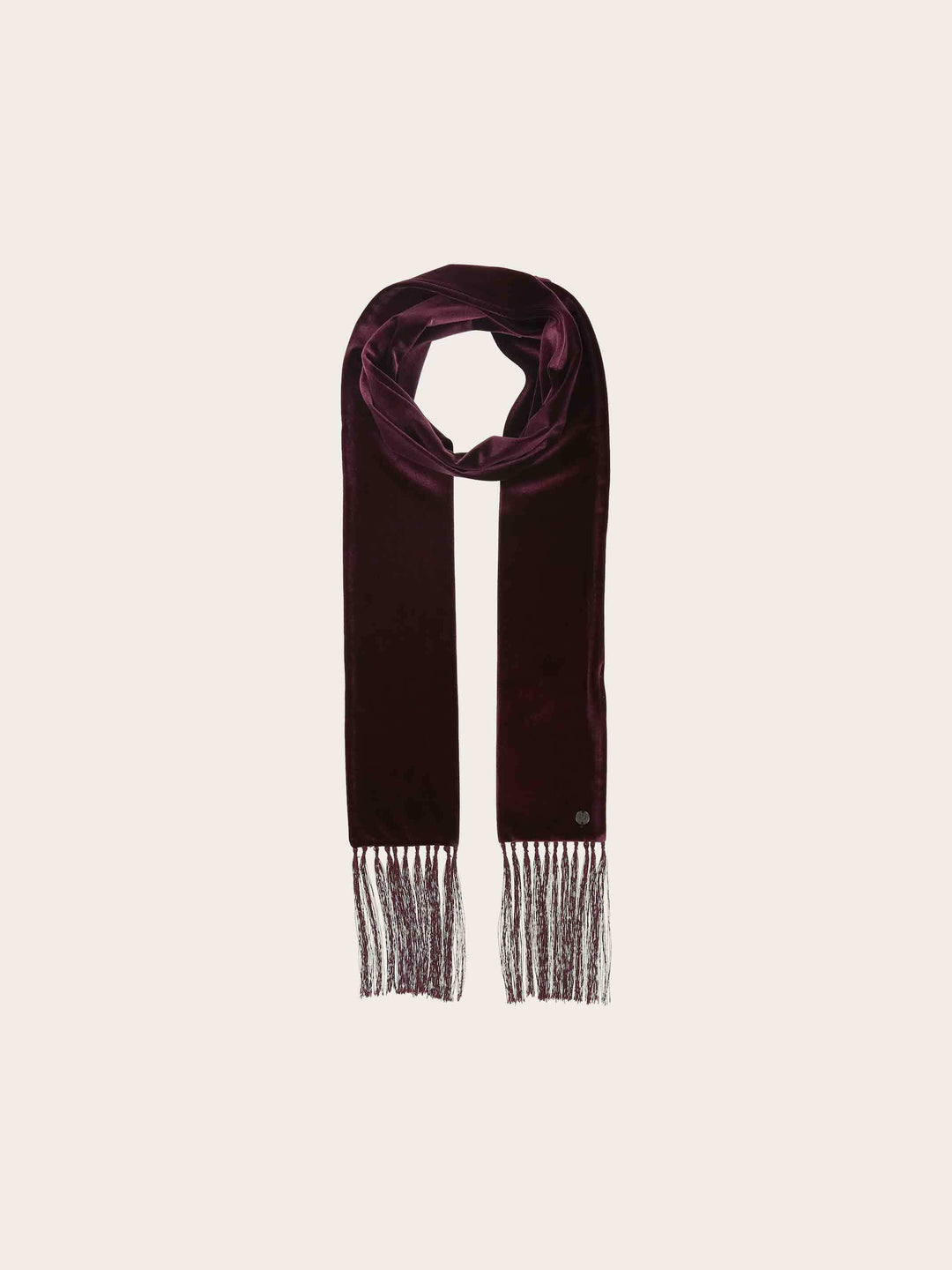 Eleganter Skinny-Schal in Samt-Optik