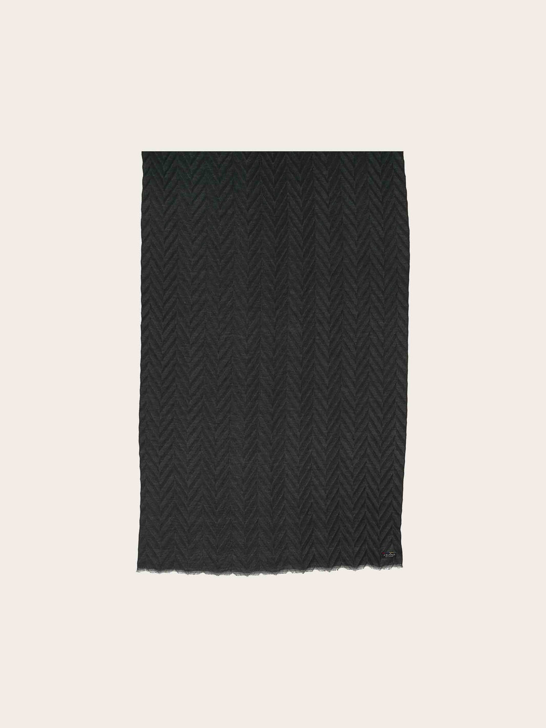 Doubleface Plissee-Stola