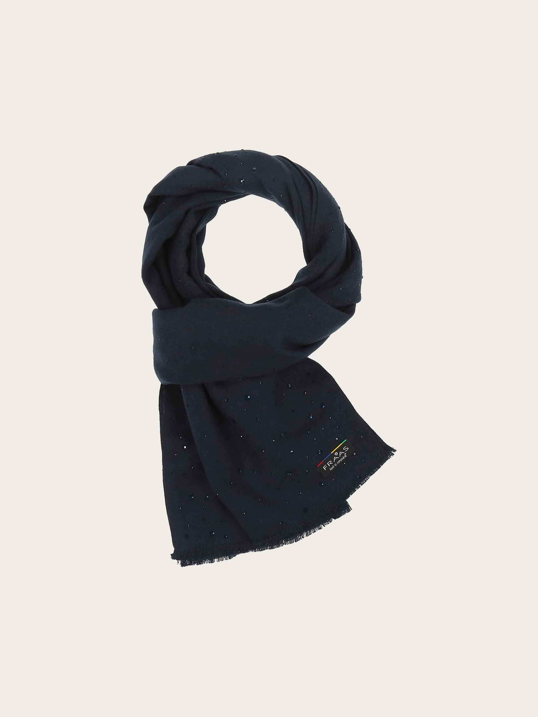 Elegante Cashmink-Stola mit Strass-Steinchen