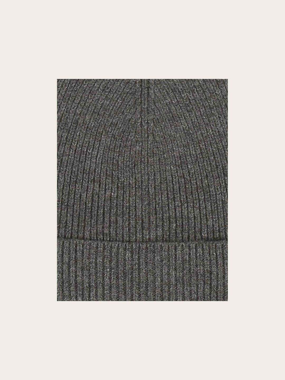 Einfarbige bugatti Beanie mit Signature-Flag
