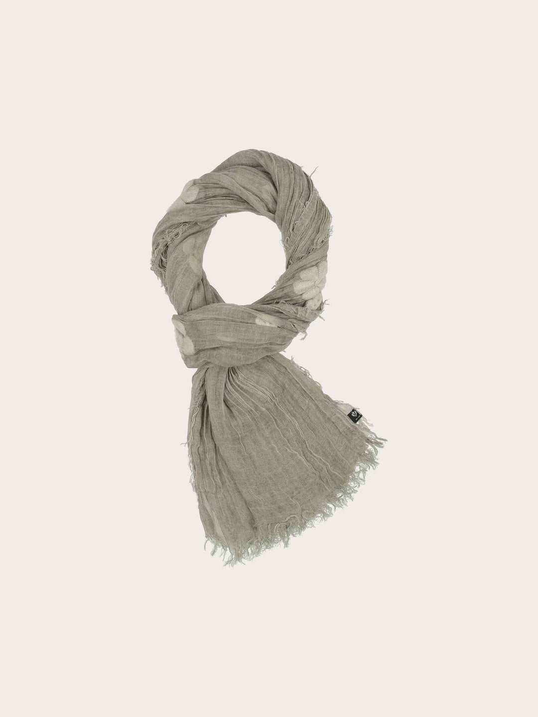 Stola mit Blumen-Stickerei aus Viskosemischung