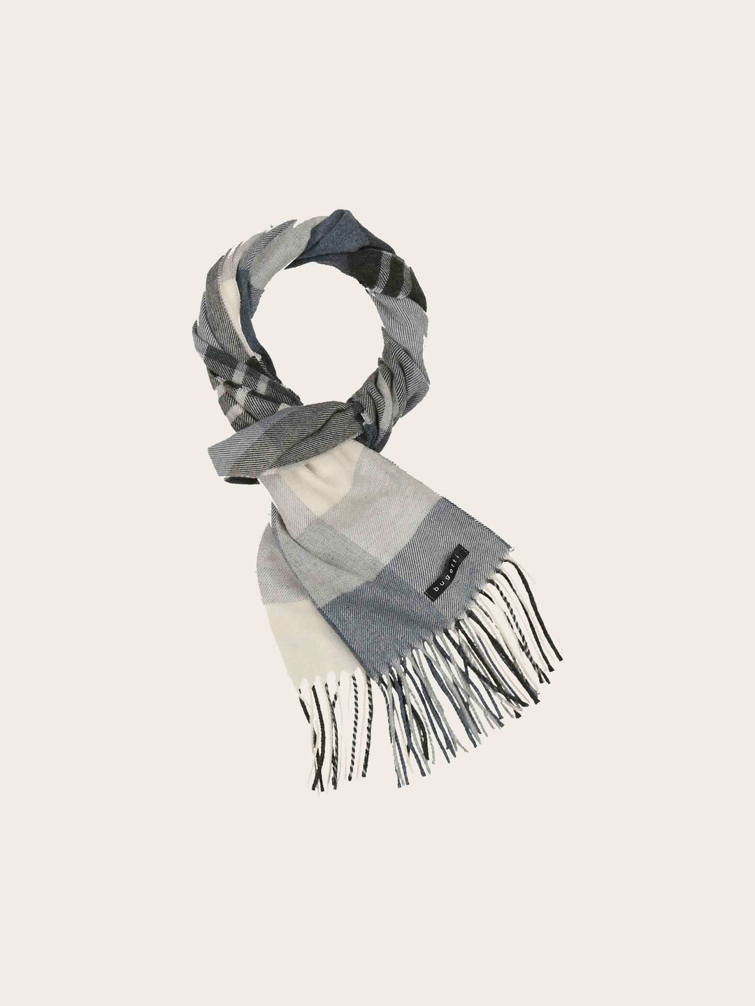 bugatti Cashminkschal mit Karomuster