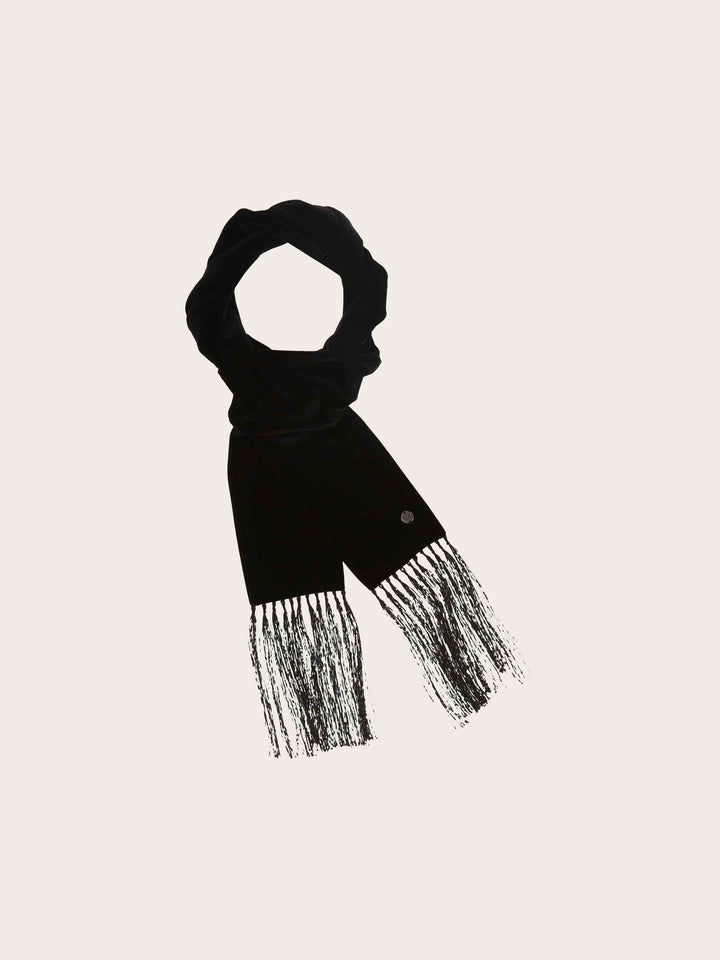 Eleganter Skinny-Schal in Samt-Optik