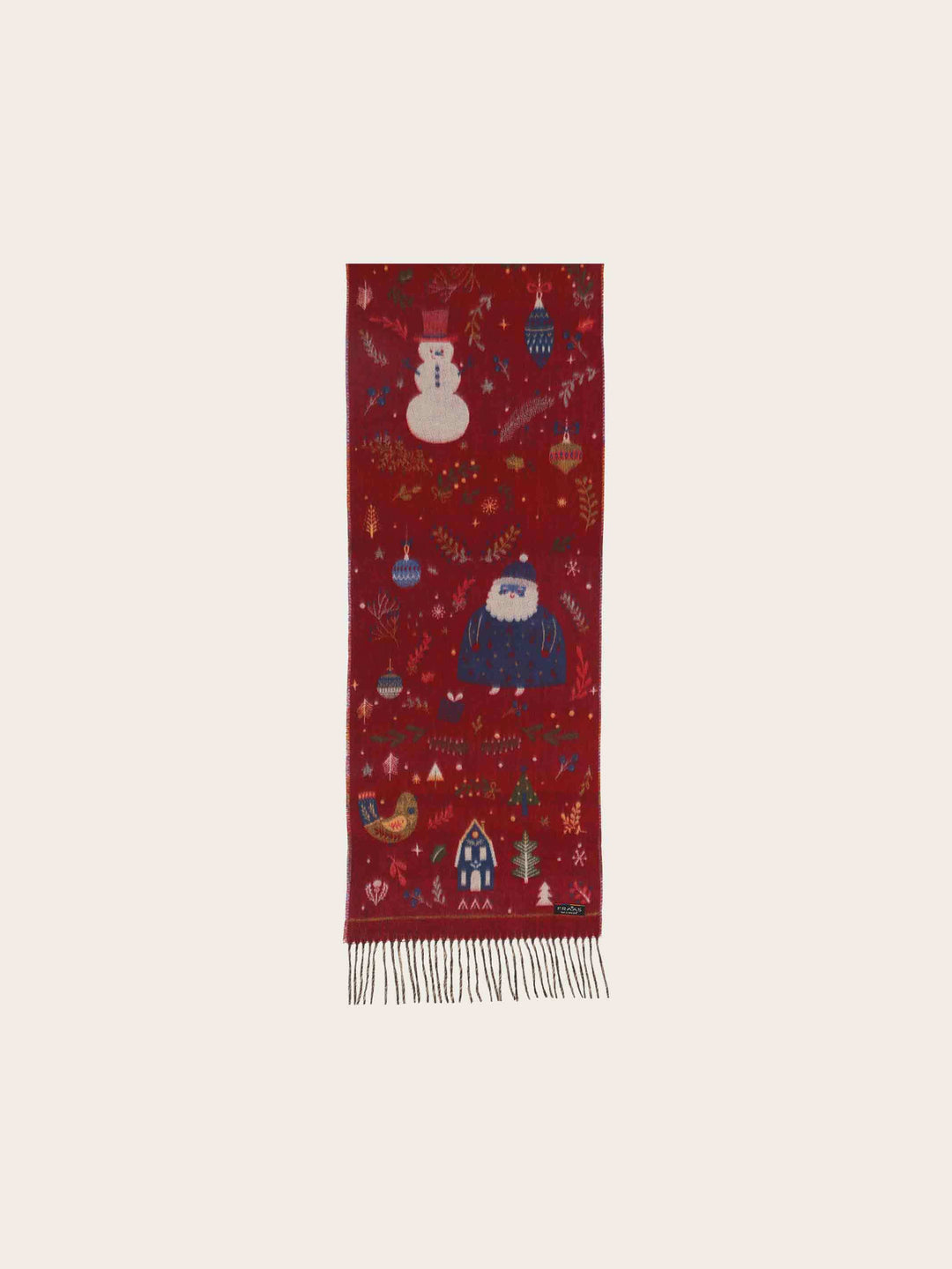 Cashmink-Schal mit Weihnachts-Design