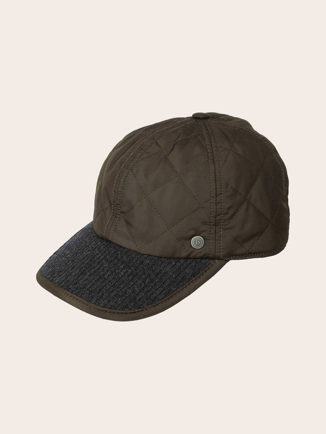 Einfarbige bugatti Puffer-Basecap mit Ohrenklappen