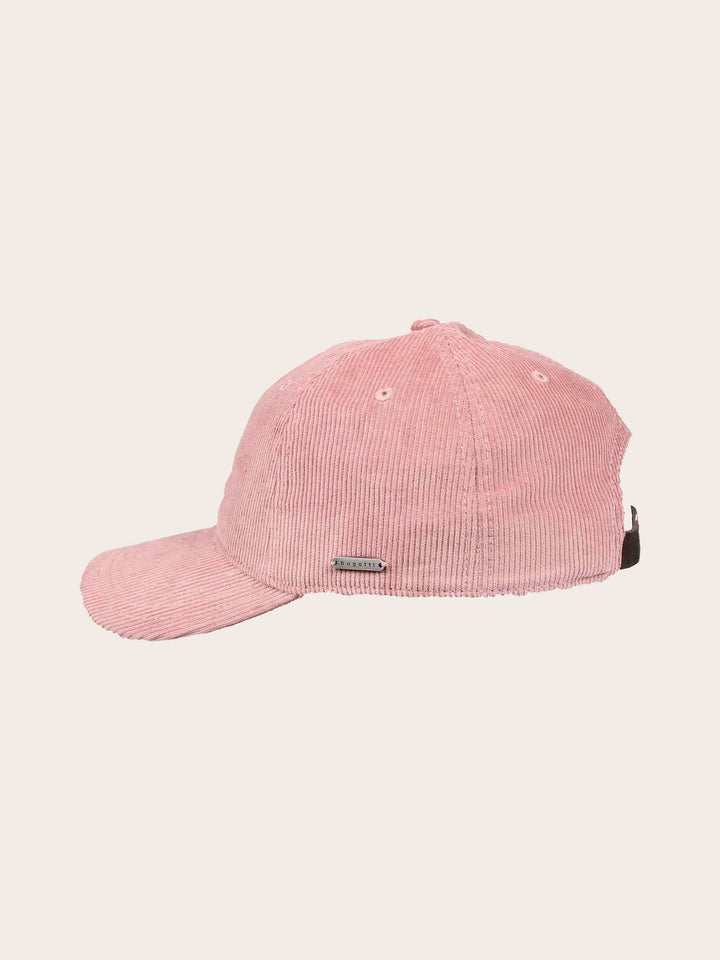 Einfarbige bugatti Basecap in Cord-Optik