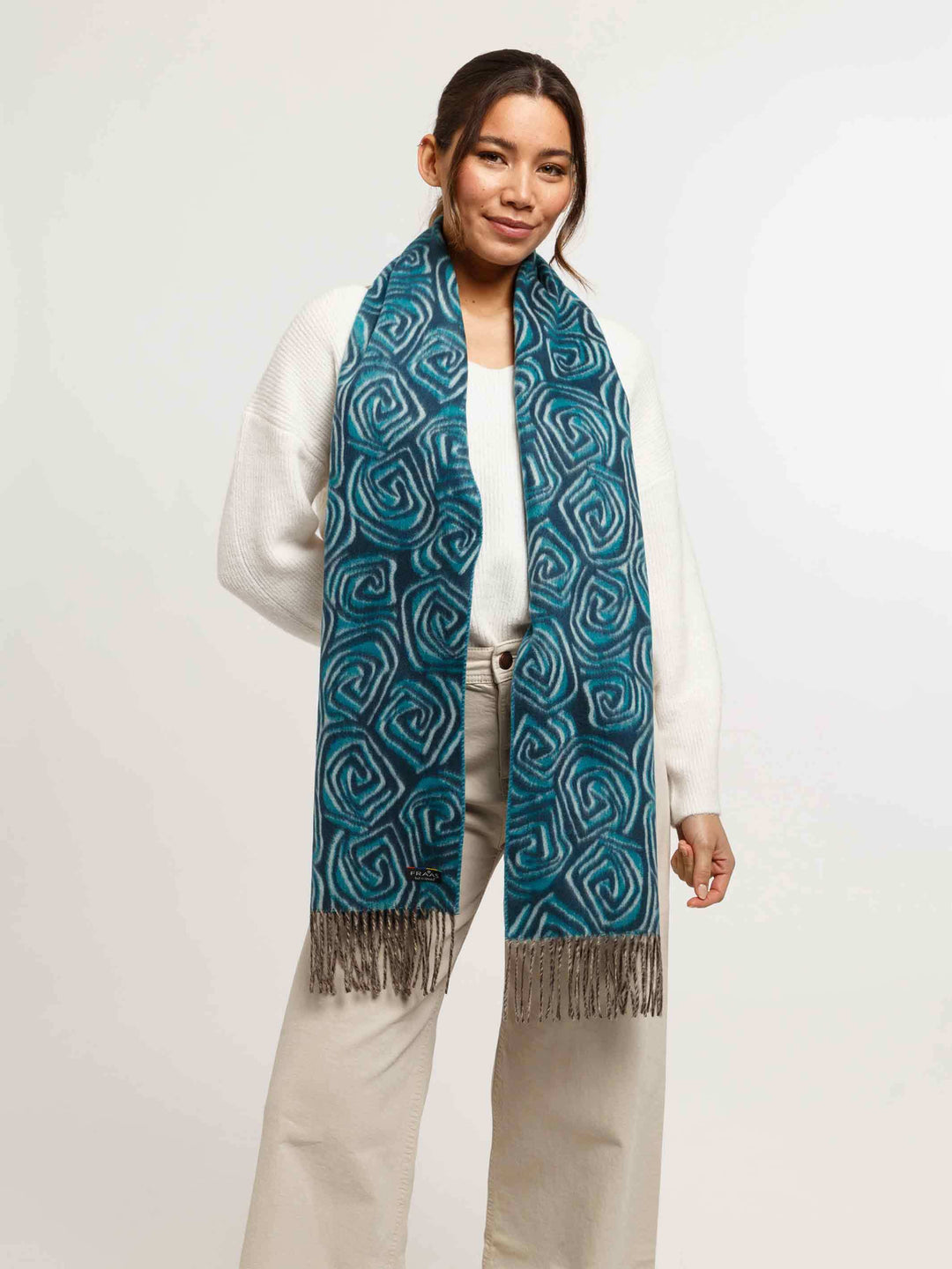 Cashmink-Schal mit Rosen-Design