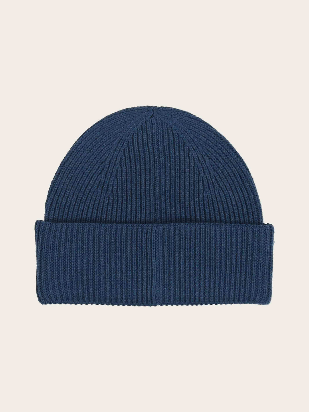 Einfarbige bugatti Beanie mit Signature-Flag