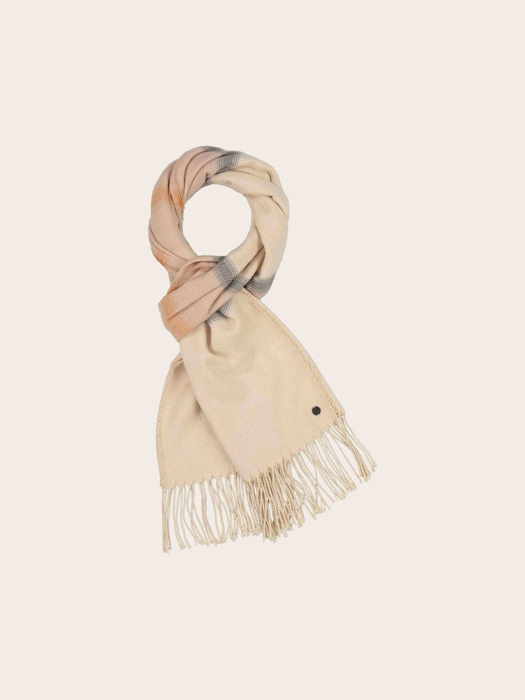 Glitzernder Schal mit Streifen-Design