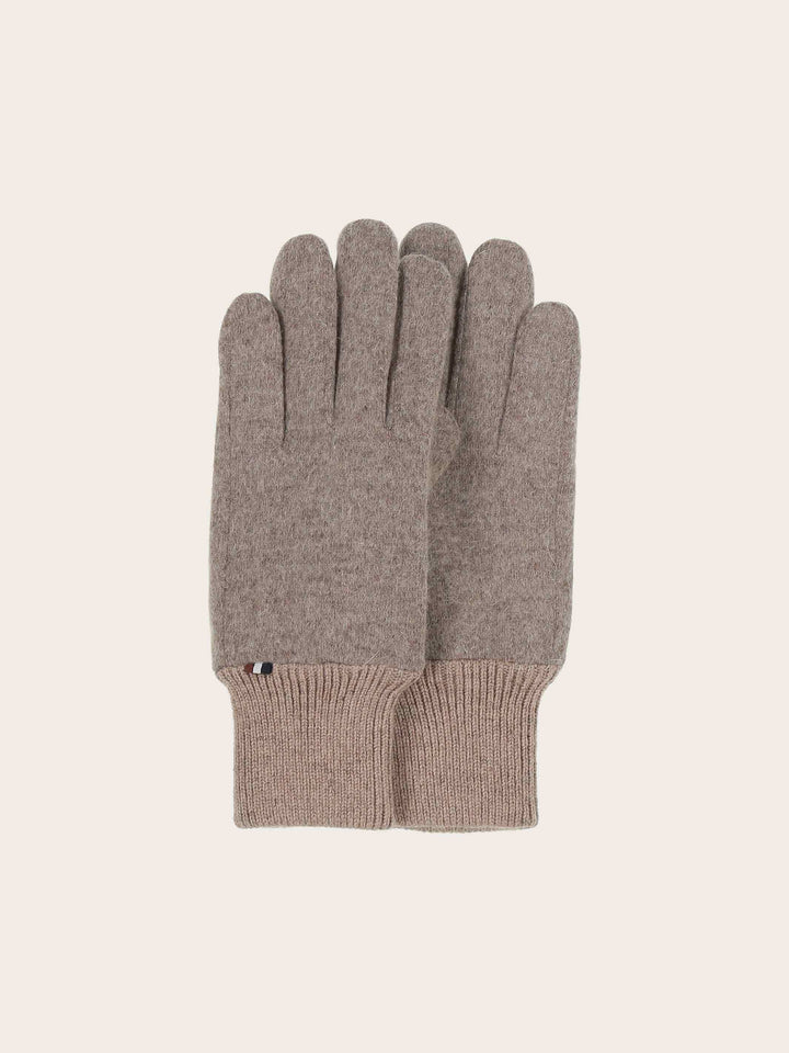 Melierte bugatti Handschuhe mit Signature-Flag